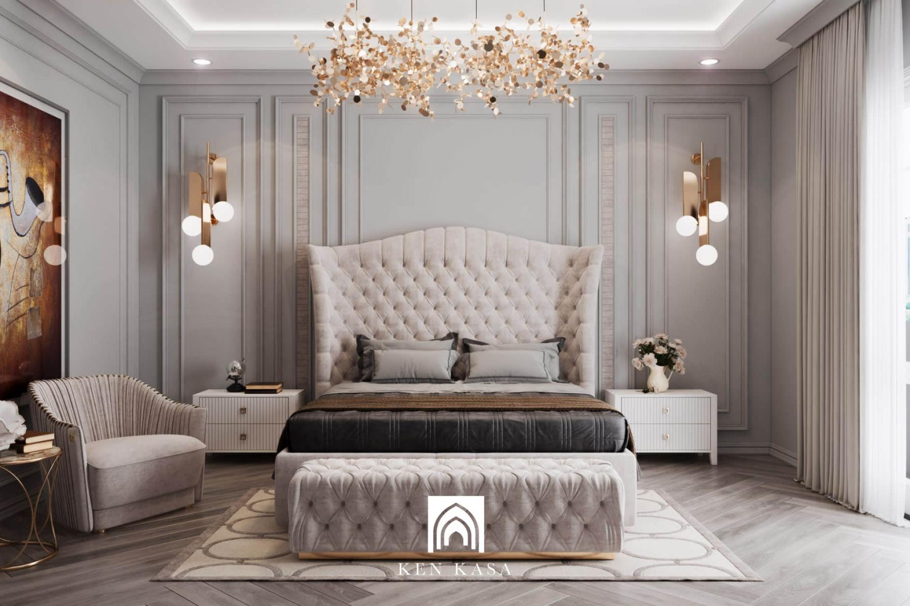 Một số mẫu thiết kế ph&ograve;ng ngủ kh&aacute;ch sạn t&acirc;n cổ điển 3 sao 